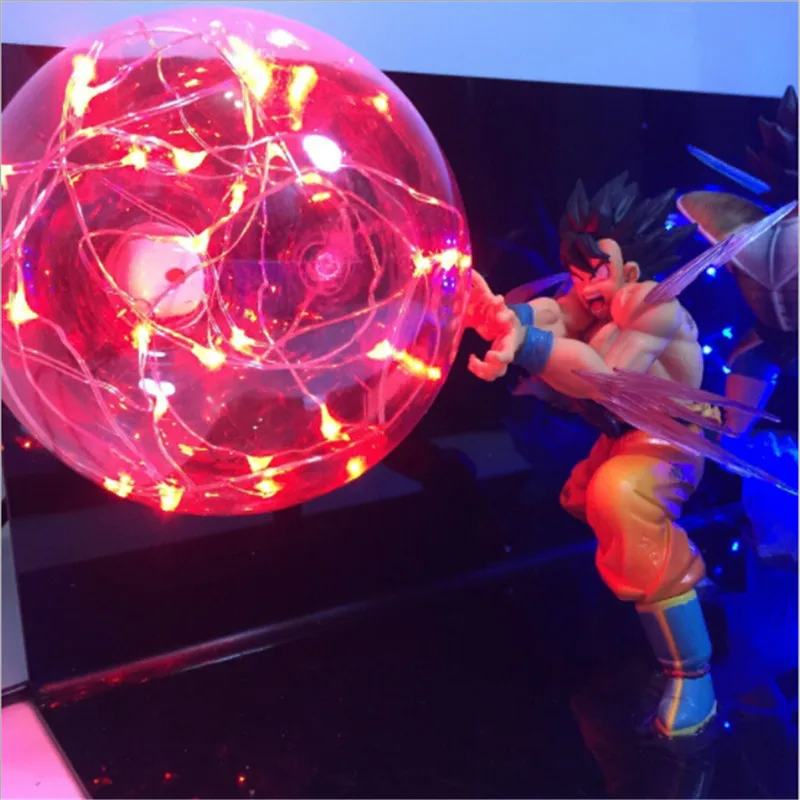 Dragon Ball Z Вегета Сон Гоку ночник супер saiсветодио дный yan светодиодное освещение Красный Синий Лампа Аниме Дракон DBZ светодио дный LED Настольная лампа 110 V 220 V