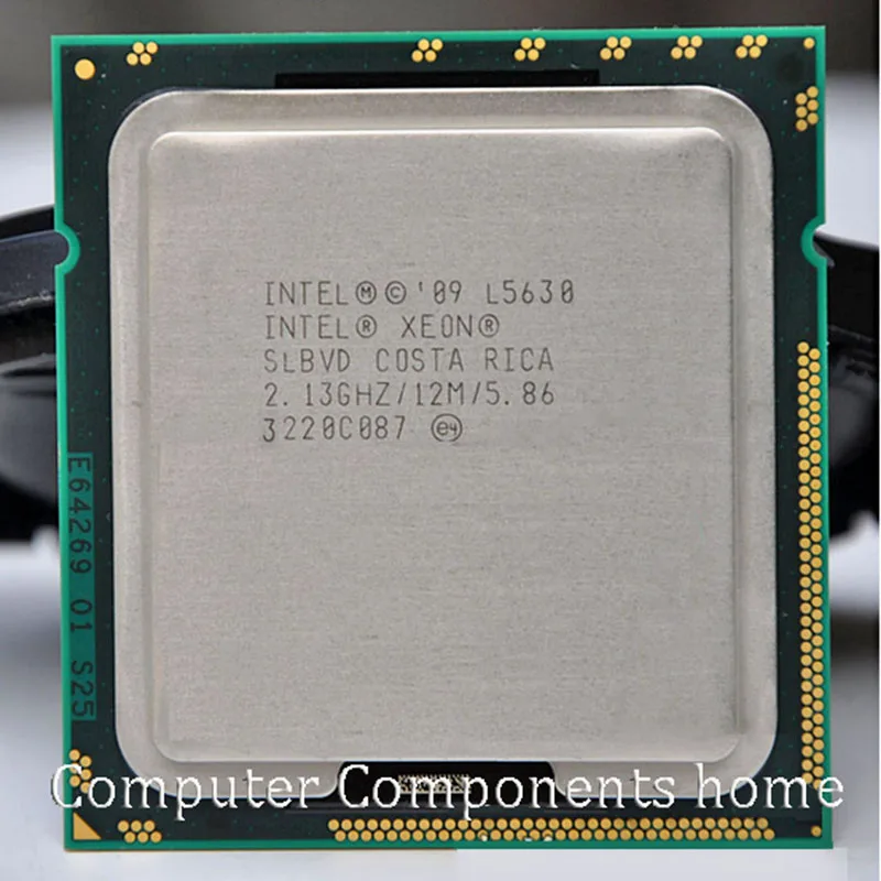 Оригинальная материнская плата INTEL XEON L5630 cpu 4 core 8 thread LGA 1366X58