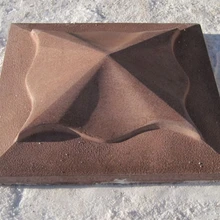 Пластиковые формы для бетонных крышек ограждения столб для сада штукатурка каменной плитки ABS пластиковый декор сада