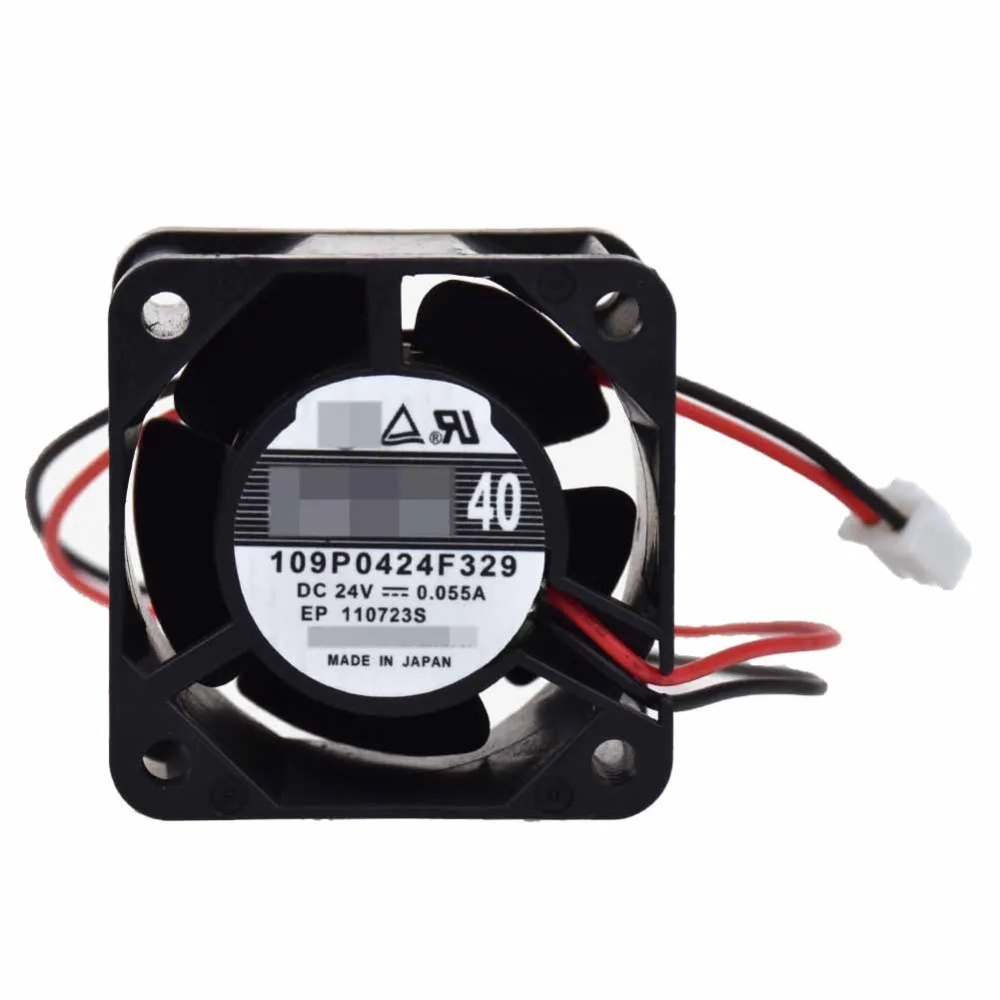 

For SANYO 109P0424F329 24V 0.055A 40*40*28MM 2pin Server Cooling Fan Processor Cooler Heatsink Fan