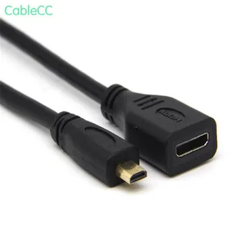 

Micro HDMI Adapter 4K Micro Mini HDMI Male to HDMI Female Cable Connector Converter for Projector Tablet HDTV Micro HDMI