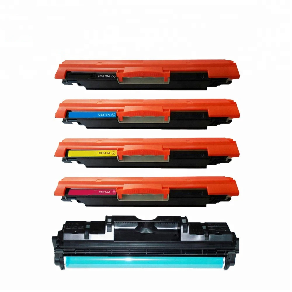 CE310A-313A CE310 126A 126 совместимый цветной тонер-картридж для hp LaserJet Pro CP1025 M275 100 Цвет МФУ M175a M175nw принтер