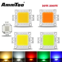 1 W 3 W 10 W 20 W 30 W 50 W 100 W haute puissance lumière LED COB puces LED pour projecteur lampe LED spot blanc/rouge/vert/bleu/RGB(China)