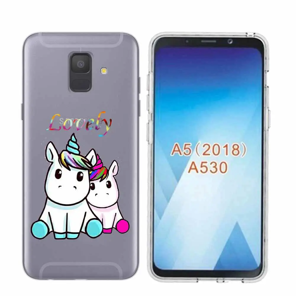 Arvin Paniting Case FOR Samsung A5 Adorable Animals Case FOR Samsung A6 Plus 2018 Smart Back Protective Phone Cover FOR A3 A7 A8 (6)