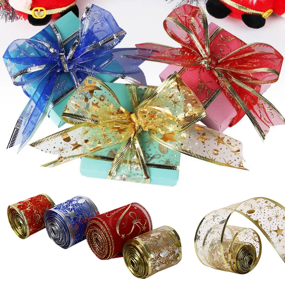Buy 2M/Roll Fashion Colorful Glitter Ribbons For