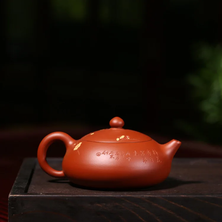 

Dirnkware Yixing genuine teapot famous raw stone Zhu mud plum blossom teapot wholesale