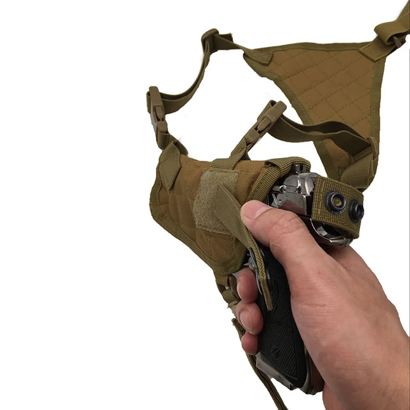 EDC Left Right Hand Tactical Nylon Holster Gun Under Arm Shoulder Double Pistol Gun Holster