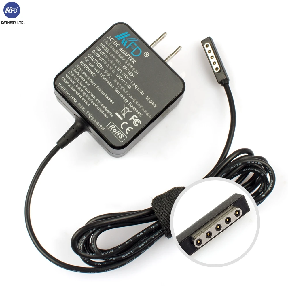 Car Charger Power Adapter for Microsoft NEW Surface Pro 2017 Tablet
