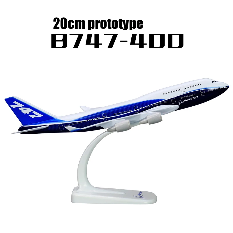 20cm Prototype Boeing 747-400 Airplane Model B747-400 Aircraft 1:350 Airbus Airways Plane Solid Alloy Ornaments Toys |