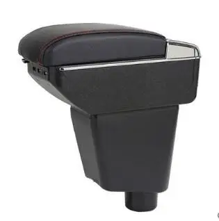 

For Renault Captur Dual Layer Armrest Arm Rest Center Console Tray Storage Box Cup Holder 2016