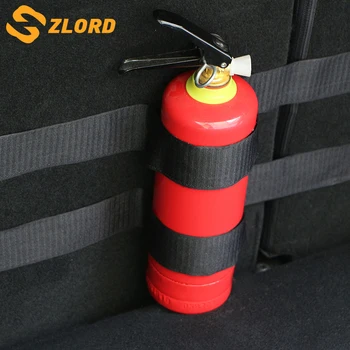 

Zlord Car Trunk Storage Bag Magic Tapes Fire Extinguisher Stickers for VW Polo Passat Golf 4 5 6 7 Jetta MK5 MK6 Tiguan