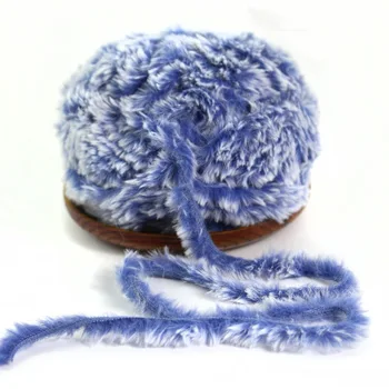 

1000 G/lot 100% Polyester Long Plush Feather Yarn Fancy Yarn for Hand Knitting Overcoat Scarf Hats Thick Warm Yarn for Winter