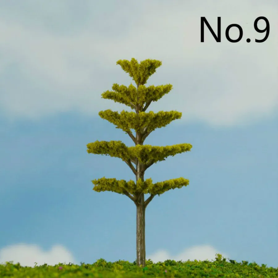 200PcsLot 1500 Scale Mini Plastic Model Trees Train Railroad Scenery for House Classroom Park Layout Scene Kids Toy (3)