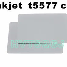 50 шт. 125 кГц ПВХ T5577 струйная открытка с печатным текстом на Epson печатная струйная карта