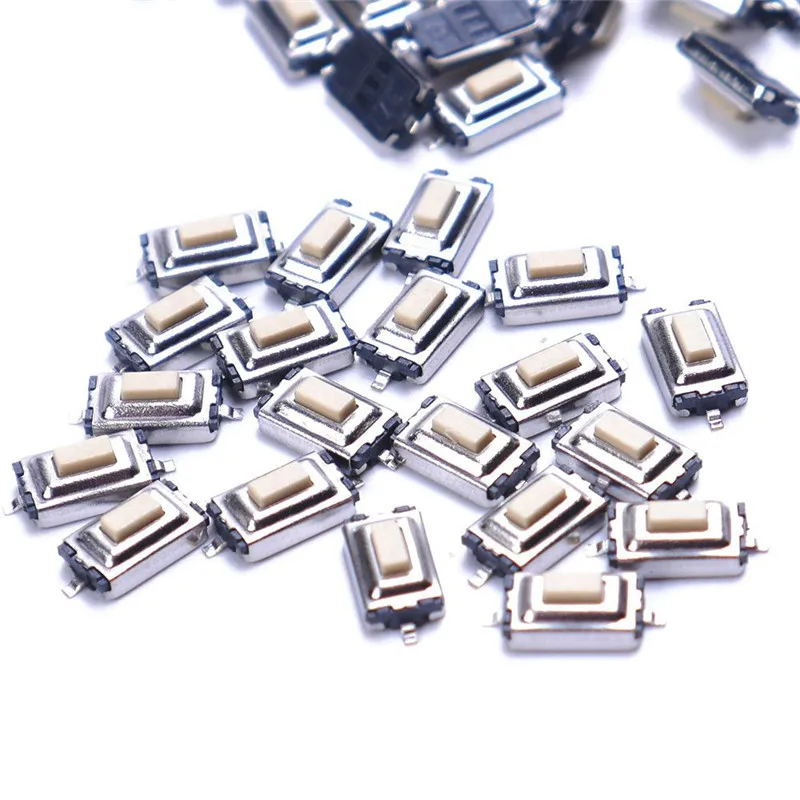 

50pcs/lot 3x6x2.5MM 2PIN Tactile Tact Push Button Micro Switch G73 Self-reset Momentary Home Switch Tools Hardware Accessories