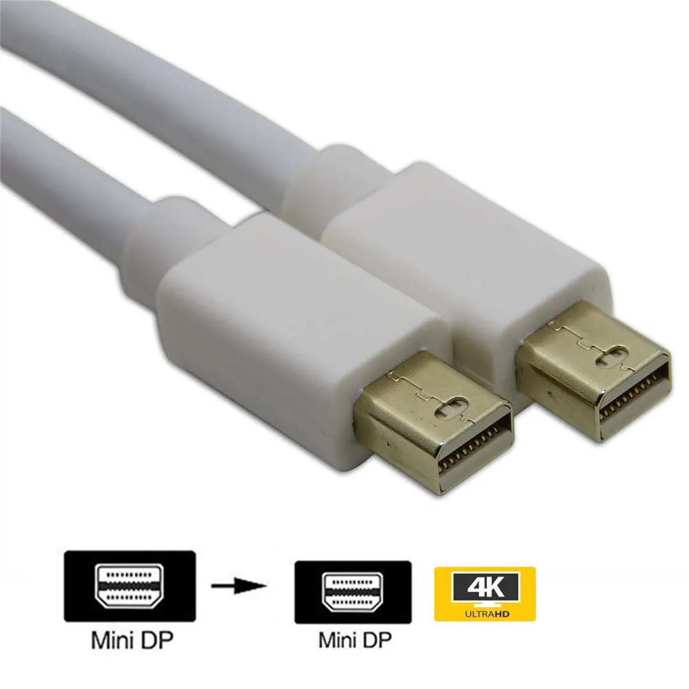 Позолоченный кабель Mini DisplayPort mini dp to Male|mini displayport|mini displayport - displayportthunderbolt cable |