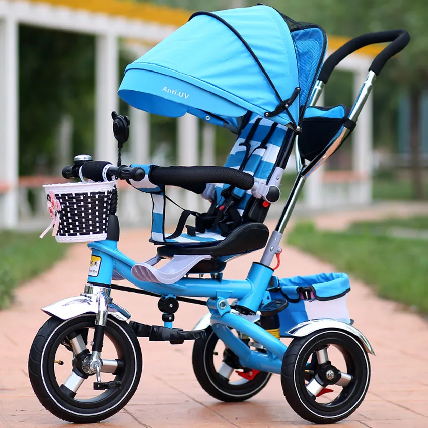 upgrade luxury models 2017 Children's baby three round walker, stroller