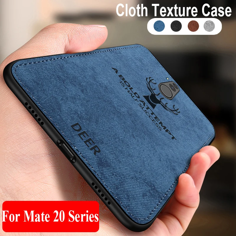 

Case For Huawei Mate 20 Lite Case Fabric TPU Silicone Bumper Back Cover For Huawei Mate 20 pro x 20pro 20x 20lite Mate20 SNE-LX1