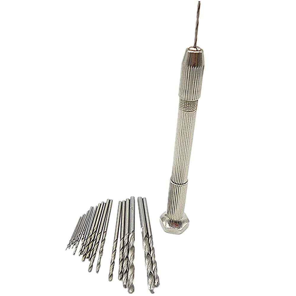 Swivel Pin Vise Screwdriver Hand Drill Chuck Jewelry Beading Watch Repair Tools