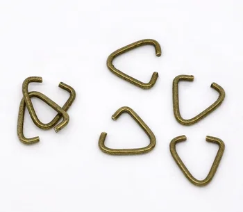 

DoreenBeads Alloy Pendant Bails Clips & Pendant Clasps Antique Bronze 10mm( 3/8") x 9mm( 3/8"), 150 PCs new