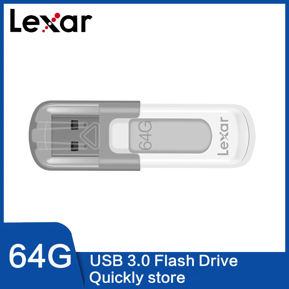 

100% Original Lexar JumpDrive V100 32GB USB 3.0 Flash Drive Pen Drive 64GB chiavetta usb 128GB Memory stick