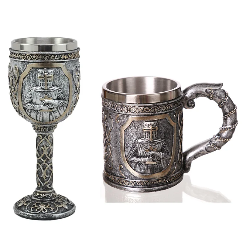 

Halloween Skull Mug 304 Stainless Steel Skull Coffee Beer Viking Gift For Men Bar Home Decoration Drinkware Gift Dropshipping