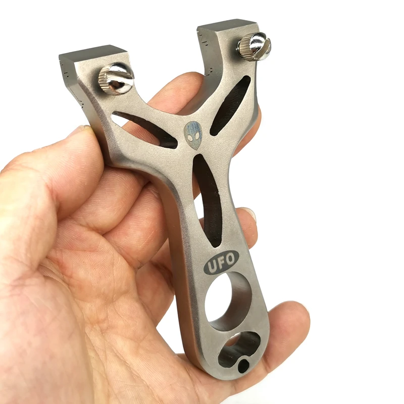 

Big Power Rubber Band Slingshot Stainless Steel High Precision Flat Leather Slingshot Professional Slingshot Special For Hunting