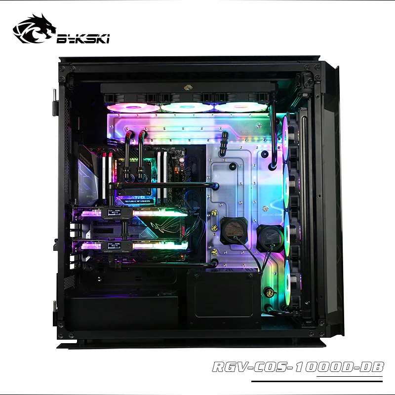 Bykski Acrylic Waterway Board Fit For Corsair 1000d Computer Case