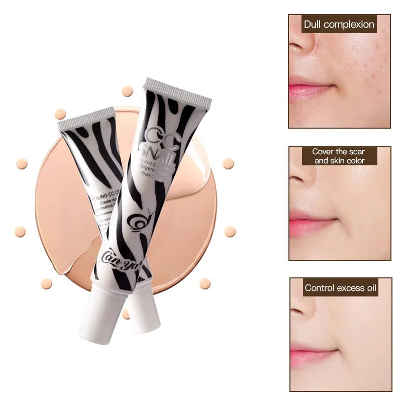 

Lightweight Foundation Treatment Face Base Skin Beauty BB Cream Full Cover Blemish Dark Circles Facial Natural Makeup Concealer