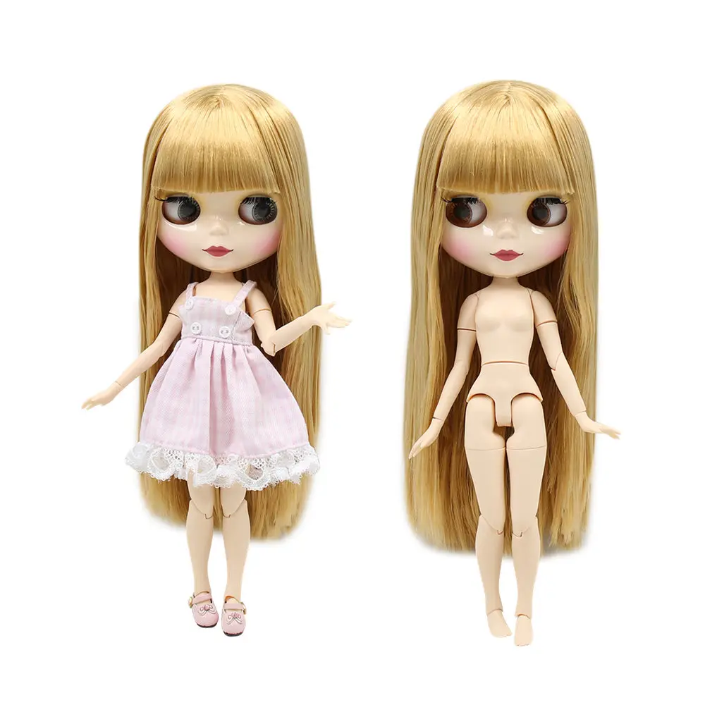 Blyth кукла ледяная фабрика шарнирное тело DIY обнаженные игрушки BJD модные куклы девочка подарок Специальное предложение Горячая Распродажа с лицом оболочки ручной набор A& B