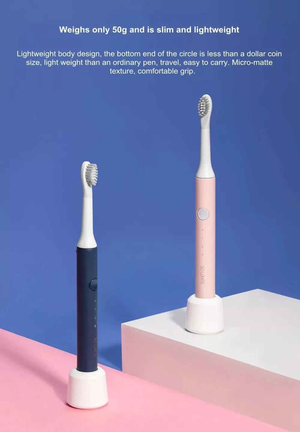 [2019NEW] Xiaomi SO WHITE EX3 Sonic Электрический Очиститель зубов Беспроводная Индукционная зарядка IPX7 Водонепроницаемая Высококачественная зубная щетка