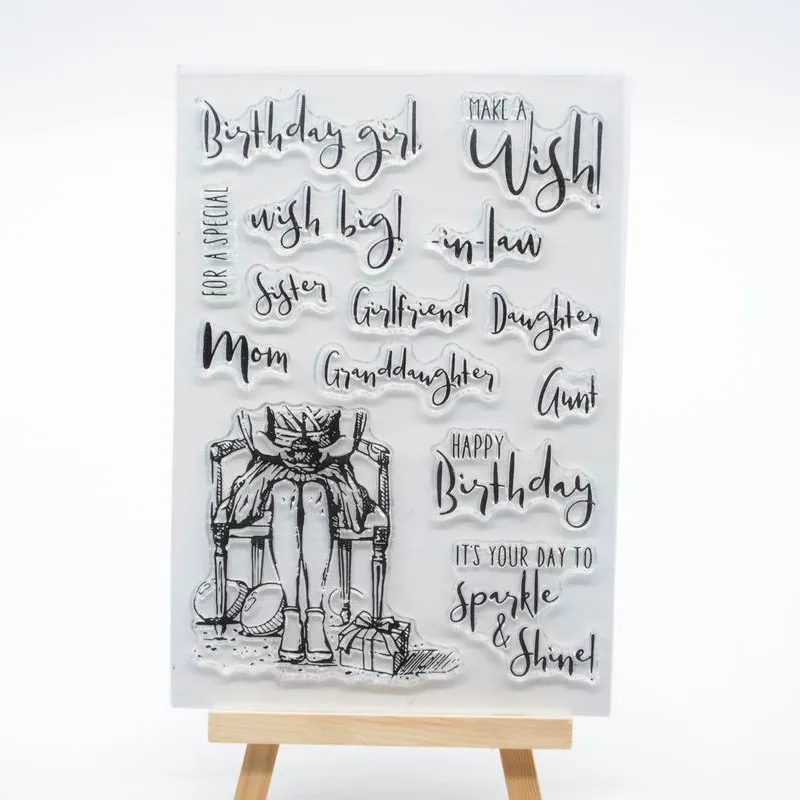 

VYUTXA New Clear Stamps Scrapbook Paper Craft Clear stamp scrapbooking B77