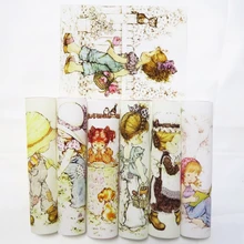 Хлопковая окрашенная вручную ткань для маленьких девочек в европейском и американском стиле, для шитья сумок/ковриков/кошельков, лоскутное шитье, 15*18 см, ткань для позиционирования