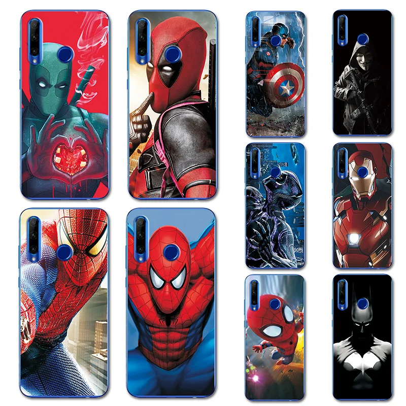 

For Huawei Honor 10i 20i 8A 8X Phone Case For Hauwei Honor 20i Brilliant Humorous Spiderman TPU Case Cover For Huawei Honor 10