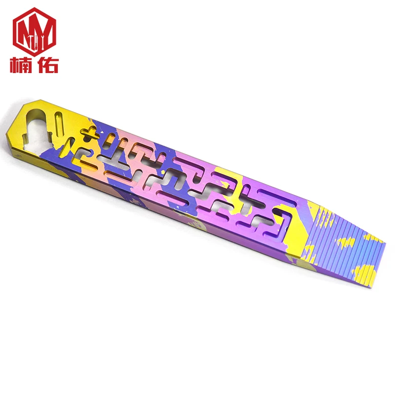 

EDC Pocket Tool Titanium Alloy Mini Hollow Ink Crowbar Multi-Function Portable Crowbar Screwdriver Screwdriver Tool