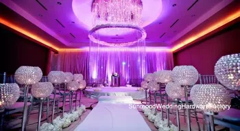 

high quality crystal diamond wedding aisle decor centerpieces for weddings ,big event decoration