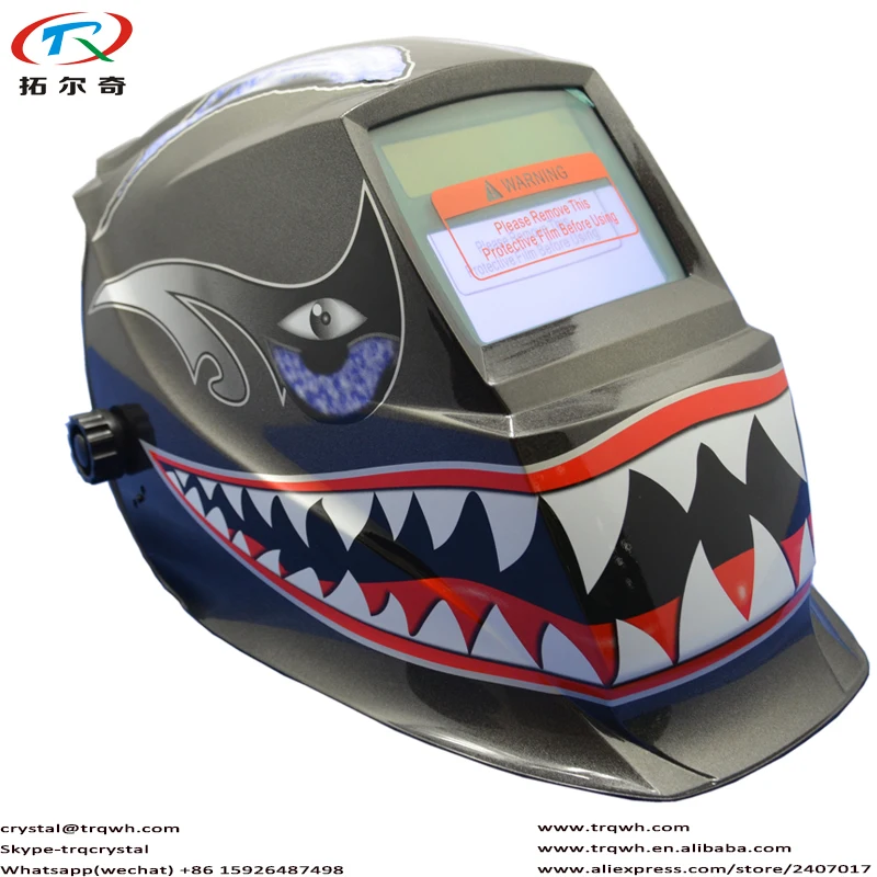 Сварочная полуавтоматическая тушь для ресниц с рисунком акулы|mask welder|machine maskwelder