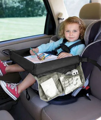 Children Car Seat Tray Waterproof Storage Children Toy