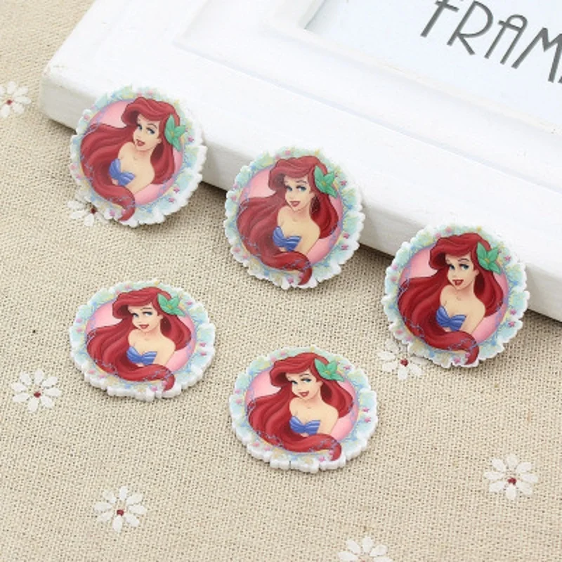 

Round Memaid Cute Charms DIY Accessories Jewelry Charms For SLIME Mobile Phone Shell Cake Decoration Charm