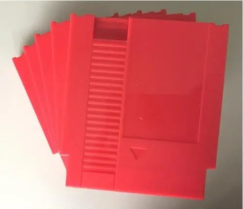 

RED color 72 Pins Game Cartridge Replacement Plastic Shell For NES