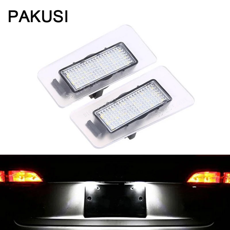 PAKUSI Pair Автомобильный светодиодный номерной знак 12 В для Hyundai i30 CW Kombi Elantra Coupe белый