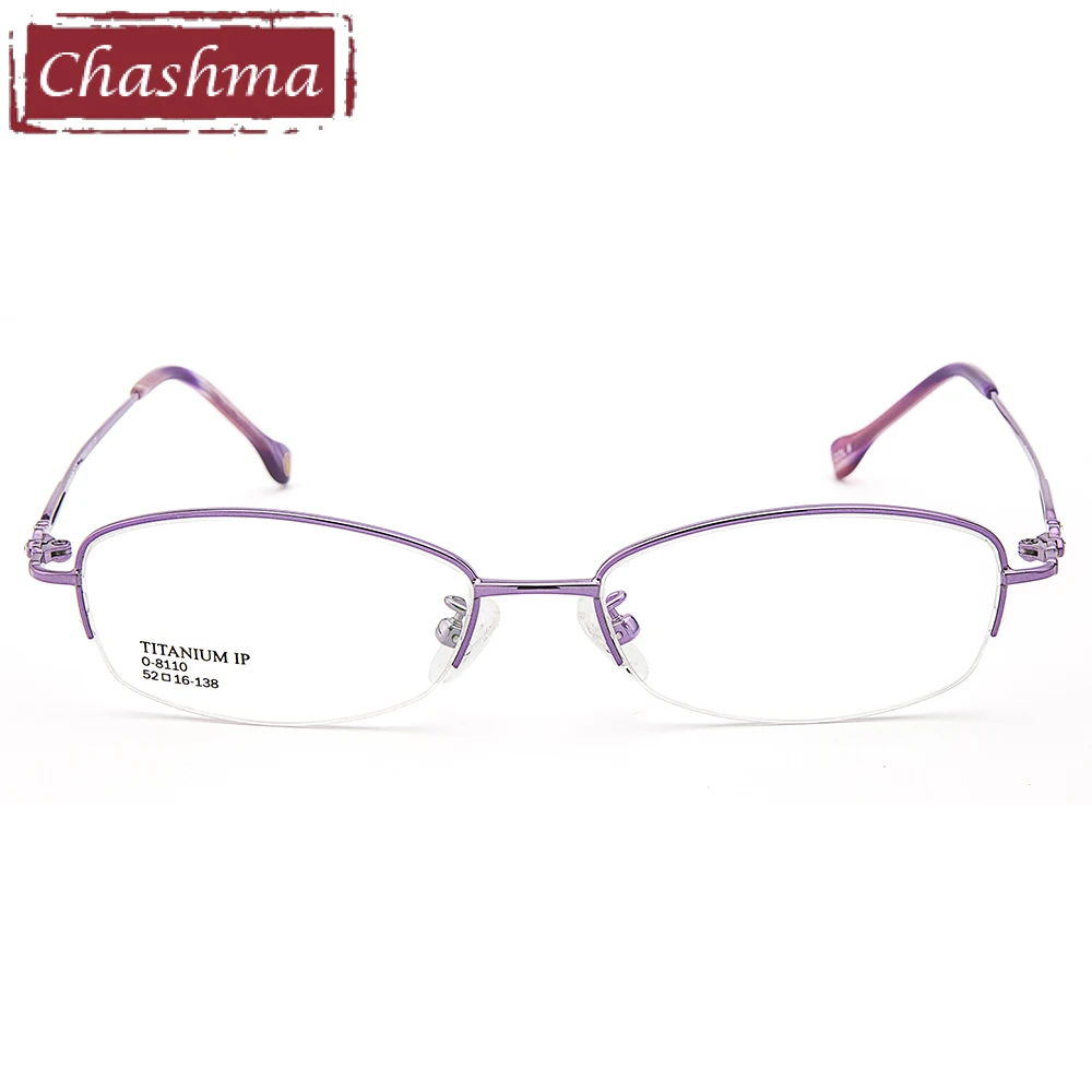 Брендовые женские качественные очки Chashma полуободковые с оправой для
