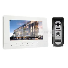 600TV Line DIYSECUR 7 pulgadas Teléfono Video de La Puerta de Intercomunicación de Vídeo IR Cámara de Visión Nocturna Al Aire Libre para el Hogar/la Oficina de Seguridad sistema