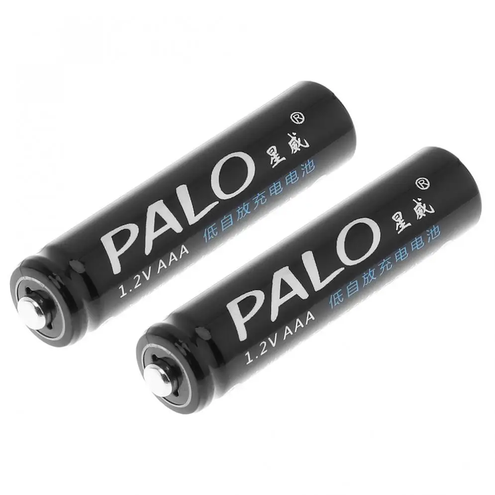 4 шт./лот PALO 1,2 V AAA 600mAh ni-mh аккумуляторная батарея с предохранительным клапаном для дистанционного управления/игрушки/камеры