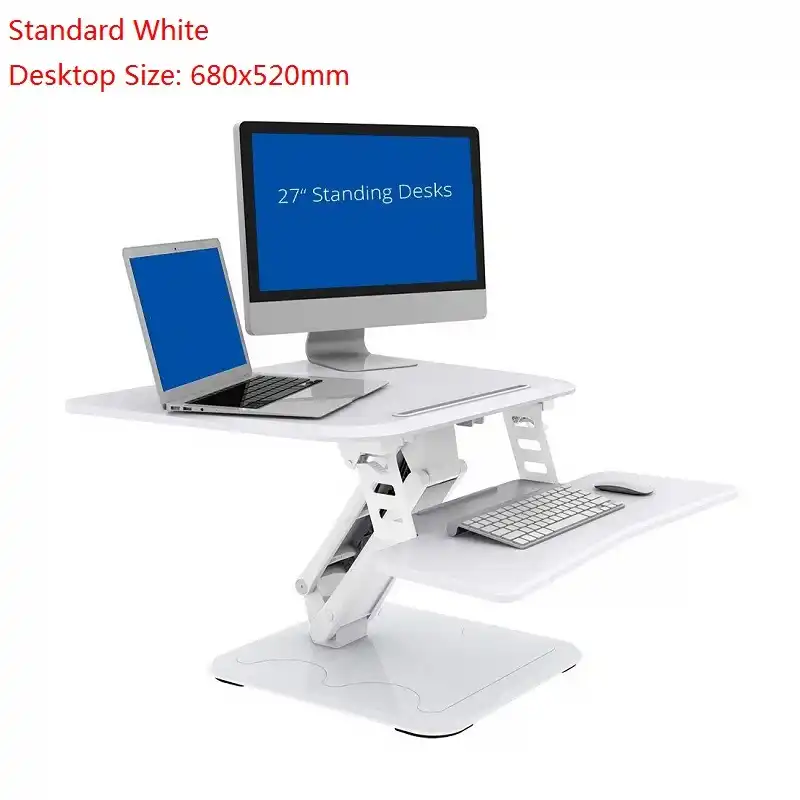 Standing Desk Converter Height Adjustable Stand Up Desk Riser W