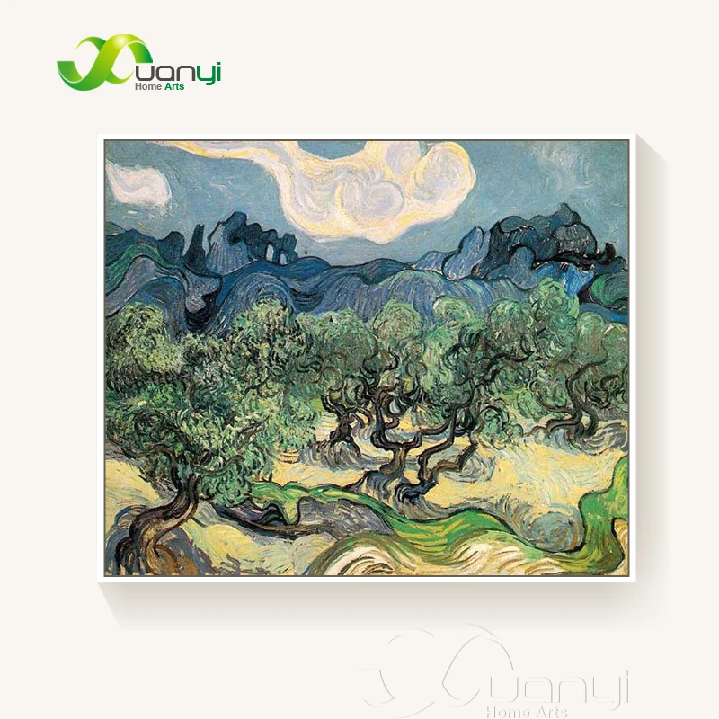 

The Olive Trees Landscape Van Gogh Oil Painting Reproductions Abstract Handpainted Painting Wall Pictures For Bed Room Unframed