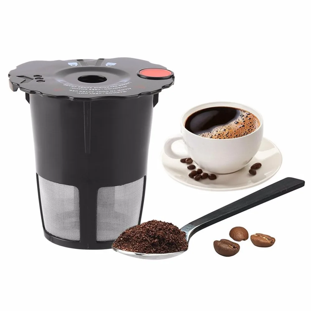 

Eco-Friendly Coffee Filter Cup Reusable Convenient Filter Bottle With Cup Cover For Coffee Maker Coffee Machine Easy To Wash