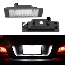 2 pçs/lote Número Da Licença LEVOU Placa Do Carro Luz Sem Erro 24 Leds Lâmpada Tronco para BMW E81 E87 E63 E64 E89 Z4 F20 F21 Fonte de Luz Do Carro