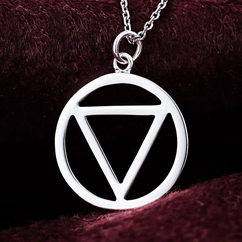 

Naruto Akatsuki Hidan 925 Sterling Silver Necklace Pendant Anime Cosplay Prop Gift N1