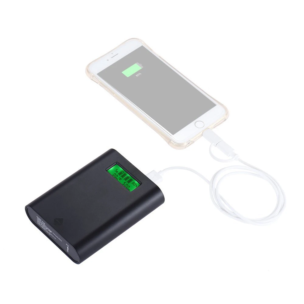 Оригинальное портативное зарядное устройство ELEGEEK E3S с двумя USB и ЖК дисплеем для